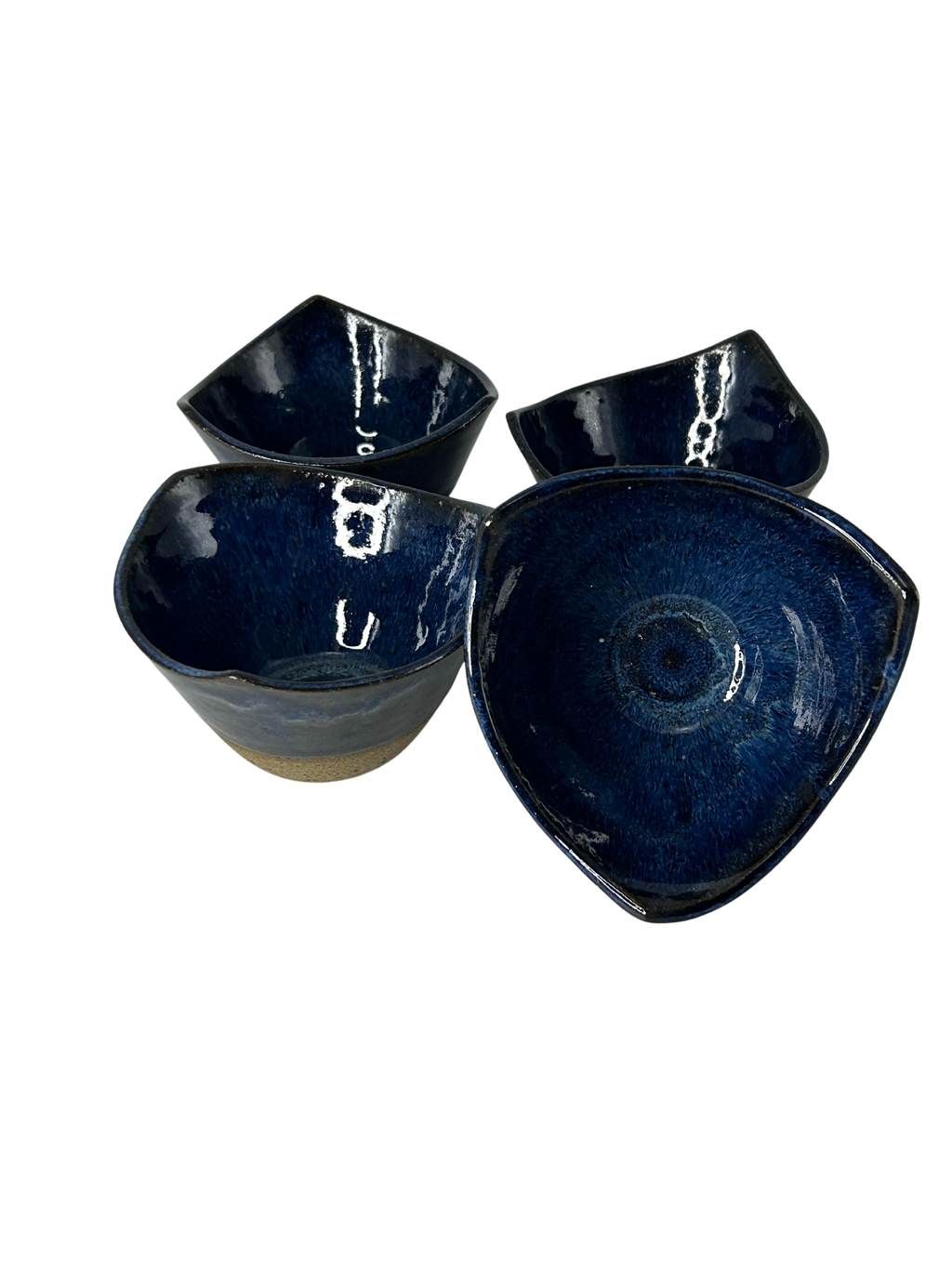 Conjunto 4 Bowls P Azuis com Ponta