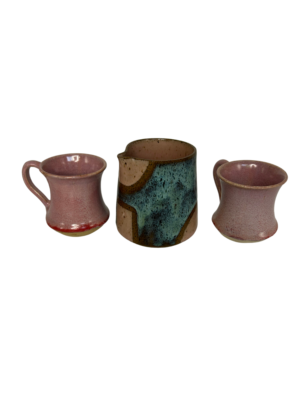 Dupla de Caneca Rosa & Leiteira