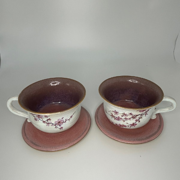 Dupla de Xícaras Estilo Kung Du Cup