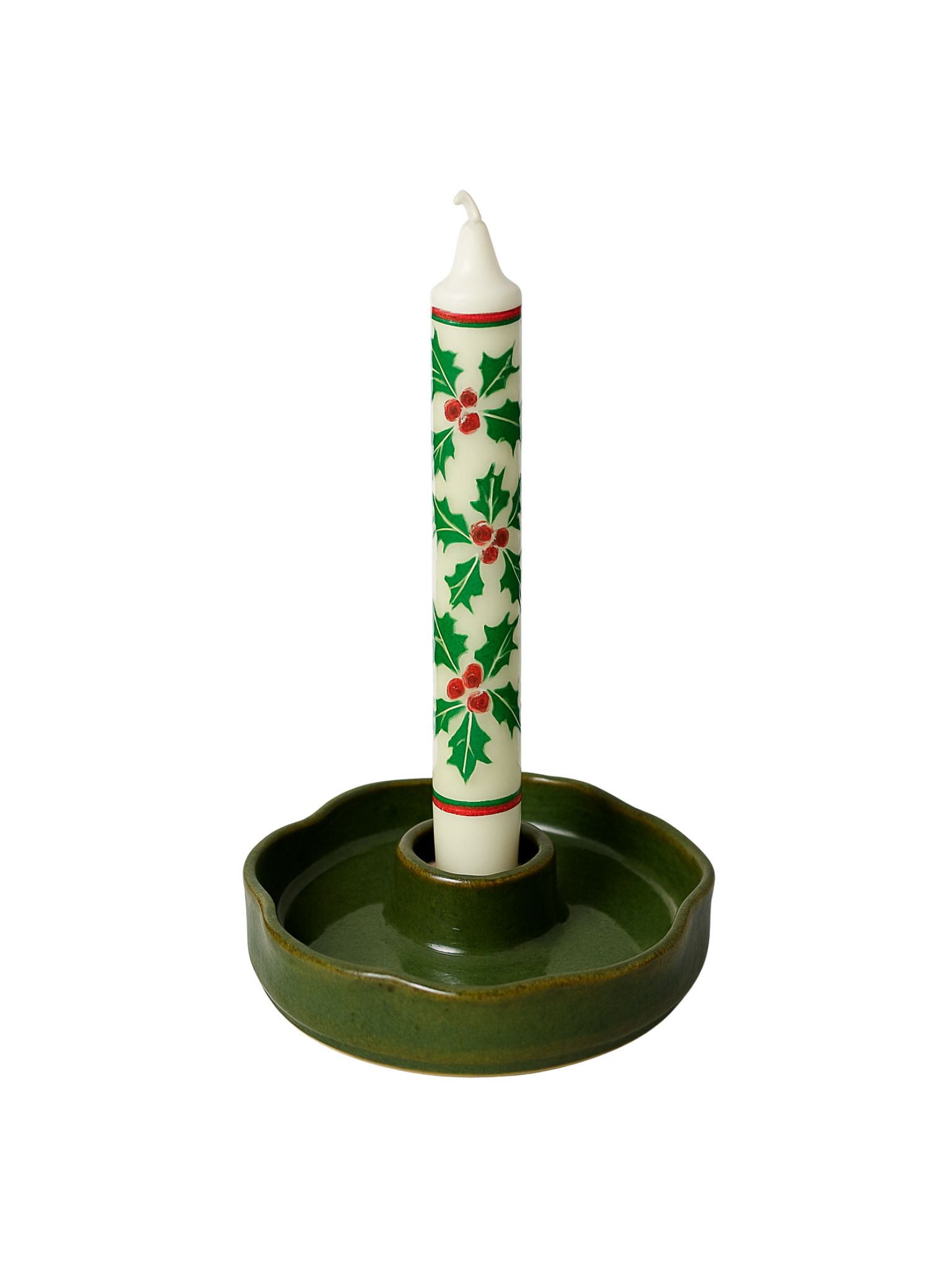 Porta Vela Única Verde